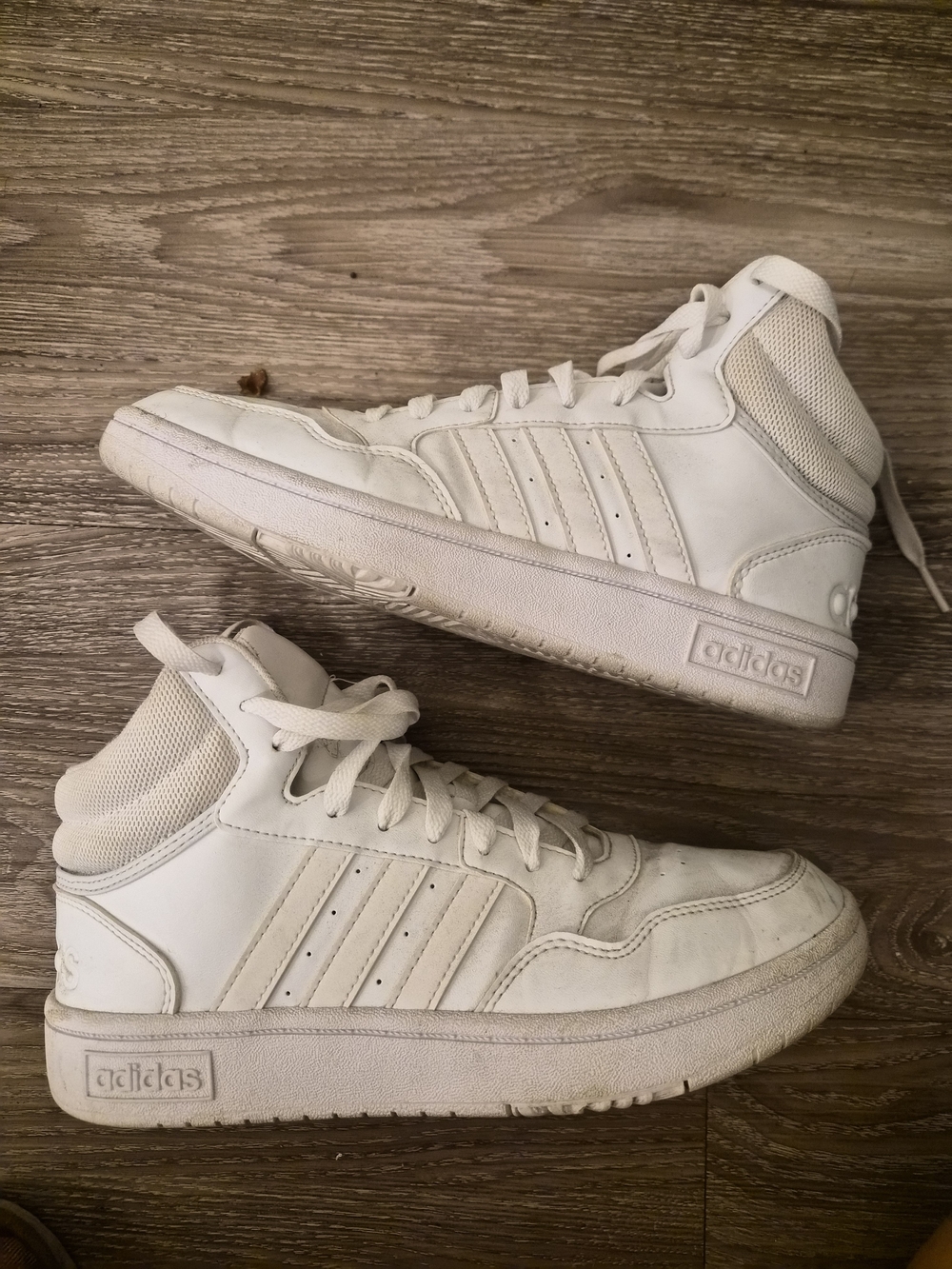 adidas White High-Top Sneakers